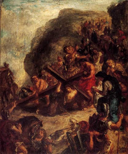 Il porto della croce di Cristo – Eugène Delacroix Eugène Delacroix 2024-11-21