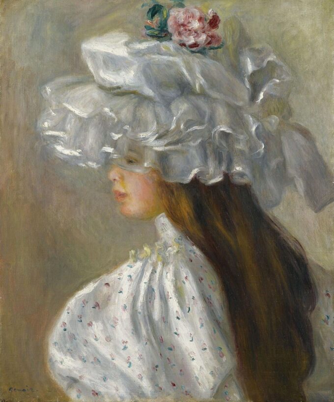 Donna con cappello bianco – Pierre-Auguste Renoir Pierre-Auguste Renoir 2024-09-19