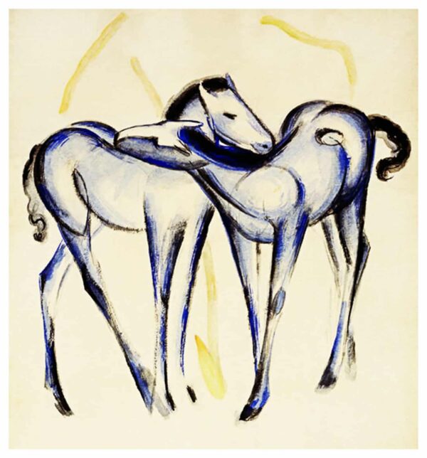 Due cavalli blu – Franz Marc Franz Marc 2024-11-14