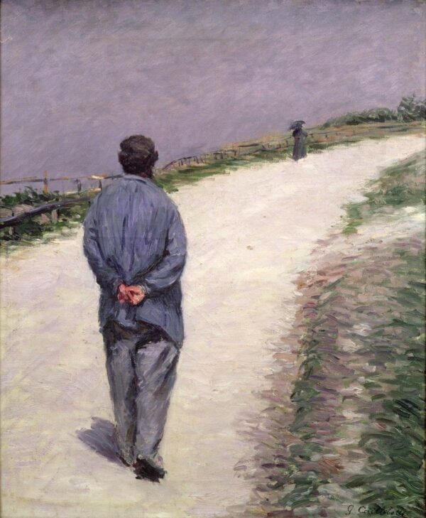 Père Magloire sulla strada per Saint-Clair, Etretat – Caillebotte Gustave Caillebotte 2025-01-30