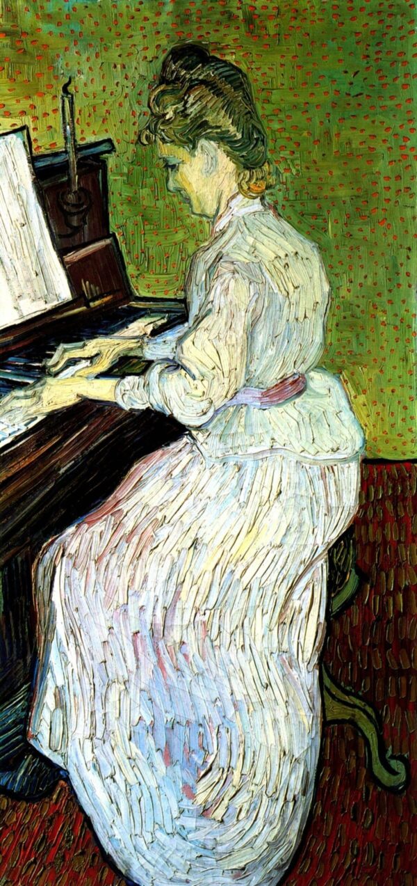 Mademoiselle Gachet al pianoforte – Van Gogh Vincent Van Gogh 2024-11-21