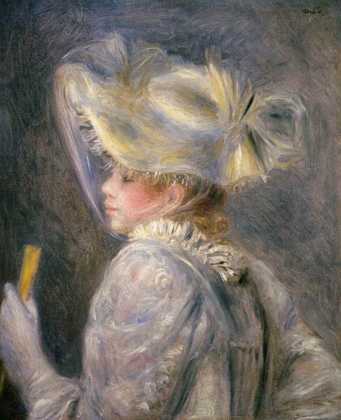 Giovane donna con il cappello bianco – Pierre-Auguste Renoir Pierre-Auguste Renoir 2024-09-20