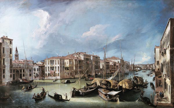 Il Canal Grande a Venezia con il ponte di Rialto – Giovanni Antonio Canal Canaletto 2024-11-14