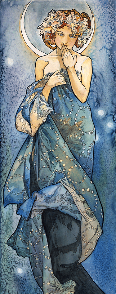 Clair de lune – Alfons Mucha Alfons Mucha 2024-11-14