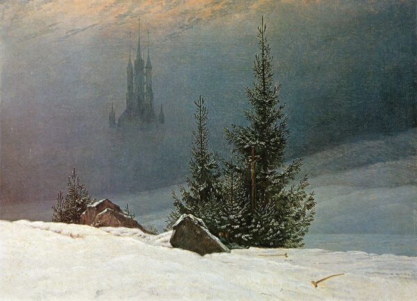 Paesaggio invernale con la chiesa – Caspar David Friedrich Caspar David Friedrich 2025-01-28