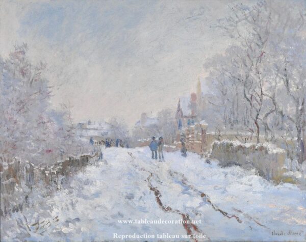 Rue sotto la neve, Argenteuil – Tavola neve di Monet Claude Monet 2024-11-21