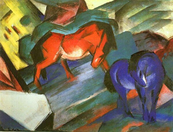 Cavalli rossi e blu – Franz Marc Franz Marc 2024-11-13