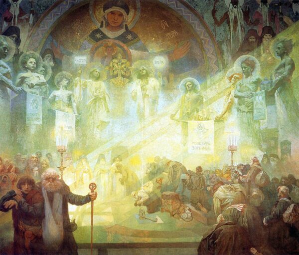 Nel monastero sulla montagna Athos – Alfons Mucha Alfons Mucha 2024-11-14