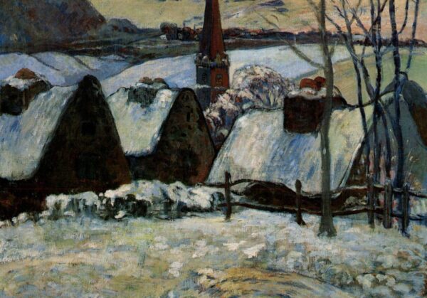 Villaggio bretone sotto la neve – Paul Gauguin Paul Gauguin 2024-11-14