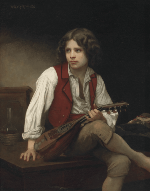 Garçon italiano con mandolino – William Bouguereau William Bouguereau 2024-11-21