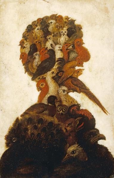 Testa antropomorfa rappresentante uno dei quattro elementi – l’aria – di Arcimboldo Giuseppe Arcimboldo 2024-11-14