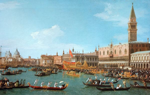 Il ritorno del Bucentauro il giorno dell’Ascensione – Giovanni Antonio Canal Canaletto 2024-11-14