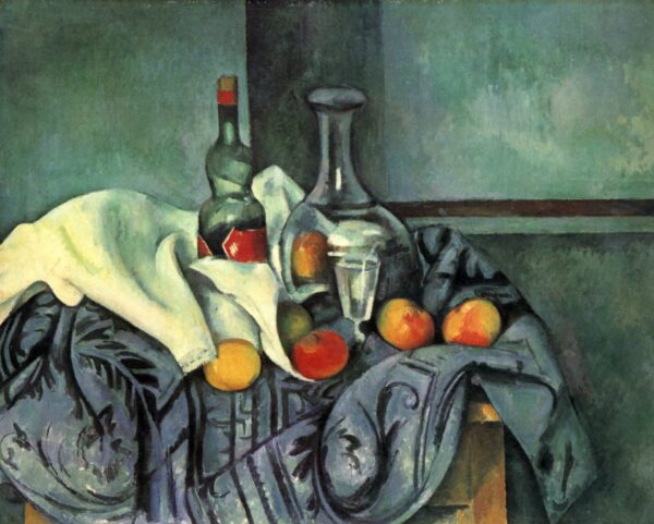 Natura morta con pesche e bottiglie – Paul Cézanne Paul Cézanne 2024-11-14