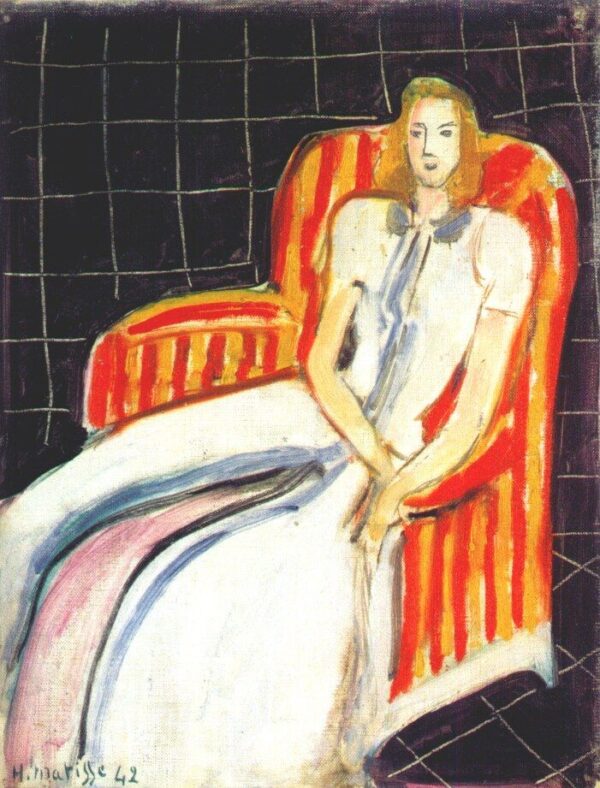 Simone in una poltrona a righe – Matisse Henri Matisse 2024-11-21