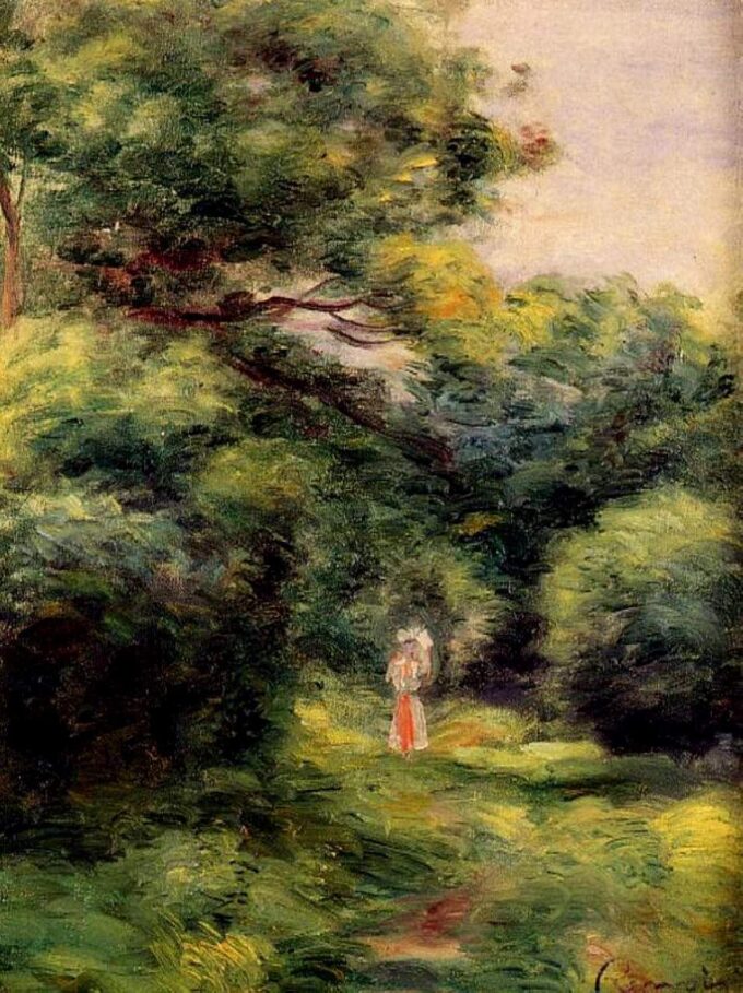 Allée nel bosco, Donna con un bambino tra le braccia – Pierre-Auguste Renoir Pierre-Auguste Renoir 2024-09-19 2