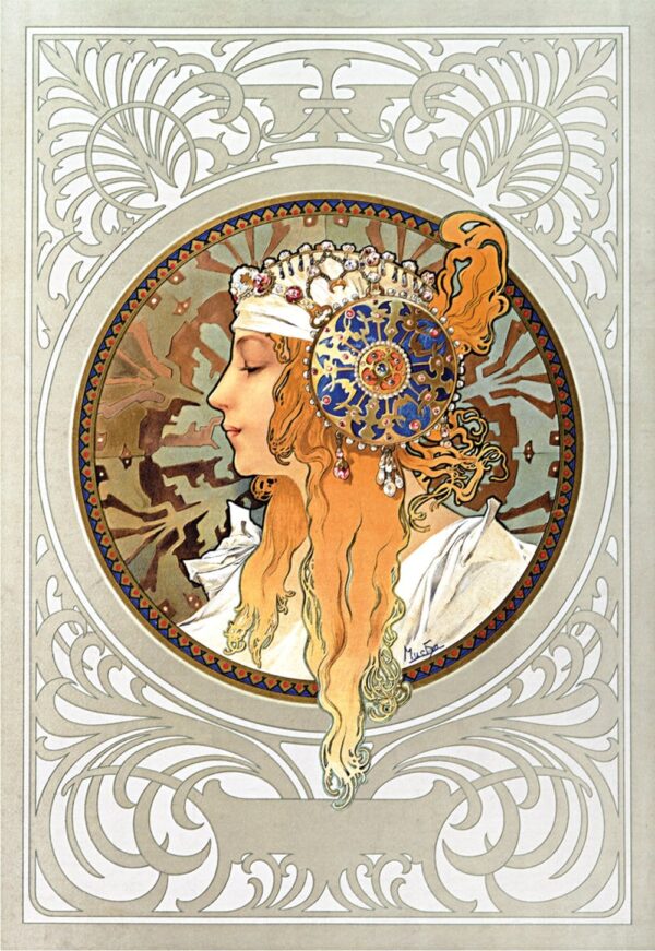 Tête Bizantina: Bionda – Alfons Mucha Alfons Mucha 2024-12-03