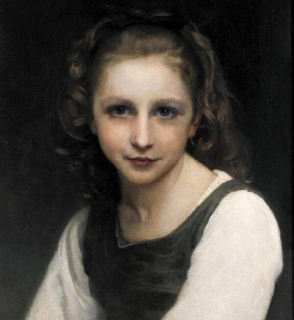 Ritratto di una giovane ragazza di William Bouguereau William Bouguereau 2024-11-21