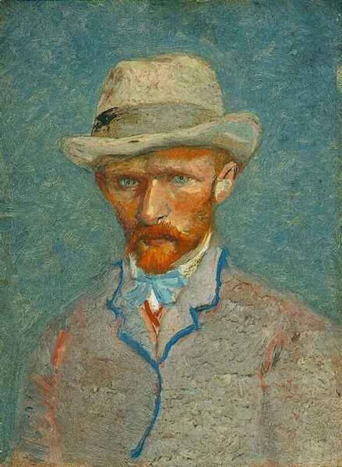 Autoritratto con un cappello di paglia grigio – Van Gogh Serie degli Autoritratti di Vincent van Gogh 2024-09-20 2