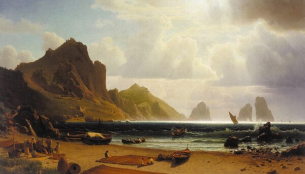 La Marina Piccola, Capri – Albert Bierstadt Albert Bierstadt 2024-11-14