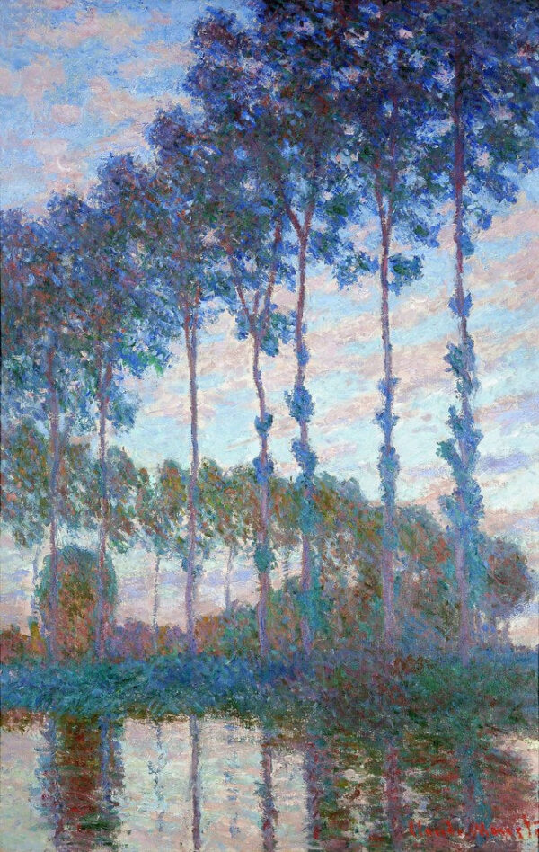 Poplars on the Edge of the Epte, Evening Effect – Claude Monet Claude Monet 2024-11-21