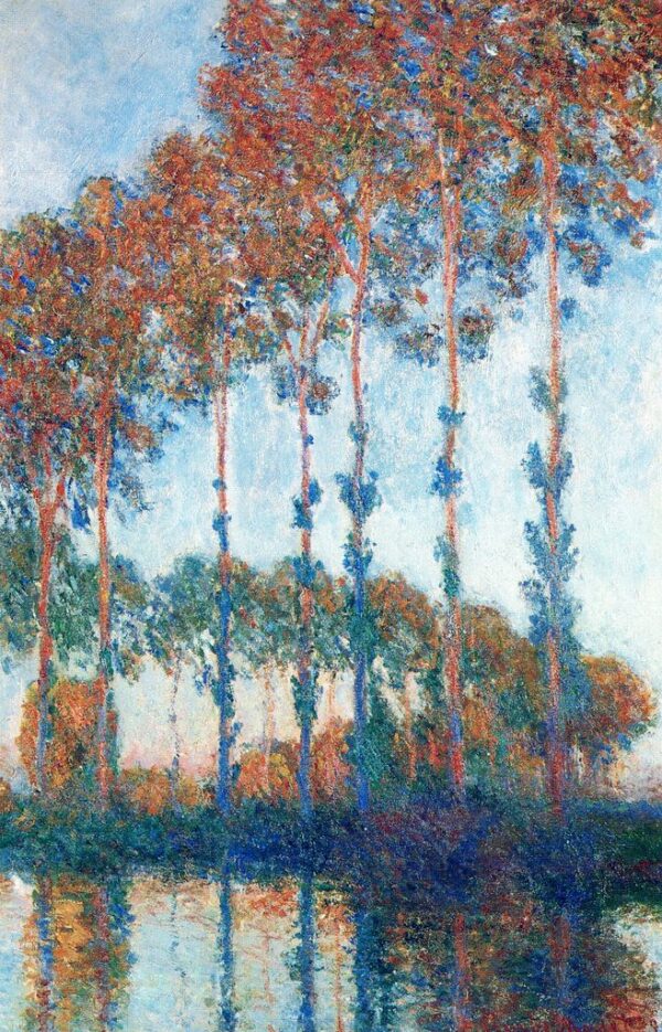 Poplars on the Edge of the Epte, Sunset Effect – Claude Monet Claude Monet 2024-11-21