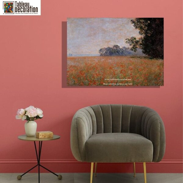 Champ d’avoine aux coquelicots – Tableau Monet Claude Monet 2024-11-21 4