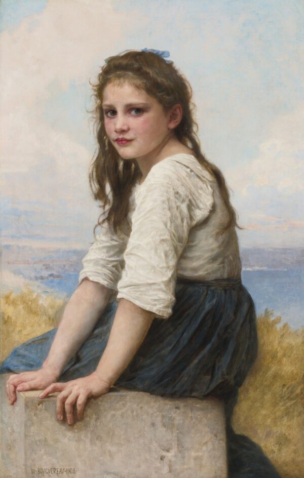 Sulla riva del mare – William Bouguereau William Bouguereau 2024-11-09