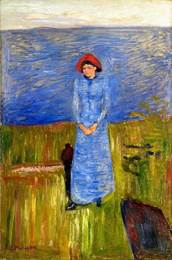 Donna con un cappello rosso al fiordo – Edvard Munch Edvard Munch 2024-11-14