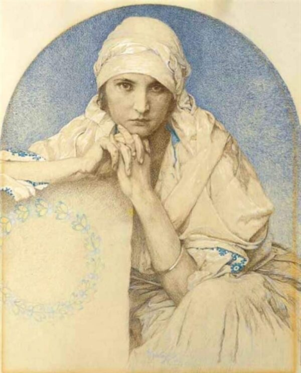 Ritratto di Jaroslava – Alfons Mucha Alfons Mucha 2024-11-14