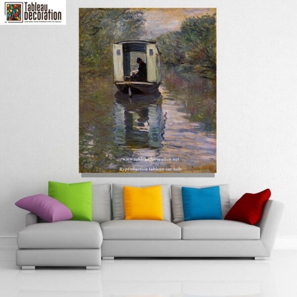 Il Bateau-atelier – Tableau Monet Claude Monet 2024-12-03 6