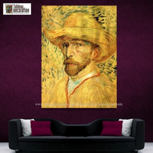 Autoritratto con cappello di paglia – Van Gogh Serie degli Autoritratti di Vincent van Gogh 2024-11-21 5