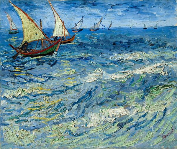 Paesaggio marino a Saintes-Maries (vista sul Mediterraneo) – Van Gogh Vincent Van Gogh 2024-11-21