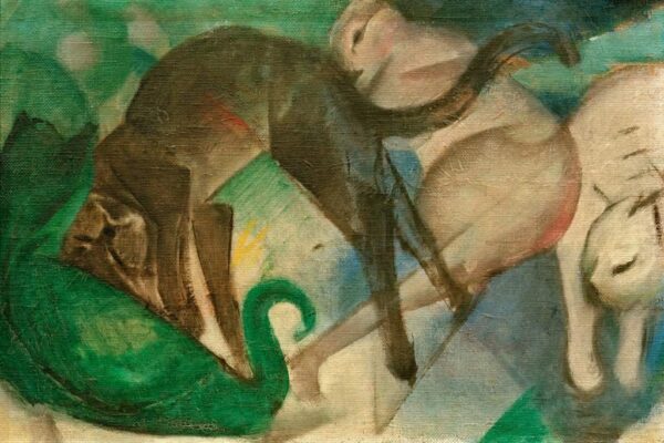 Gatti che giocano (quadro di gatti) – Franz Marc Franz Marc 2024-11-14