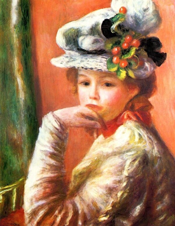 Giovane ragazza con cappello bianco – Pierre-Auguste Renoir Pierre-Auguste Renoir 2024-11-21