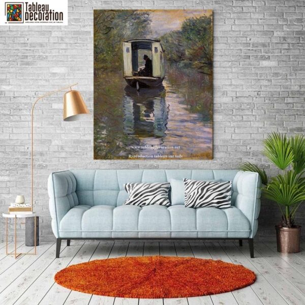 Il Bateau-atelier – Tableau Monet Claude Monet 2024-12-03 4