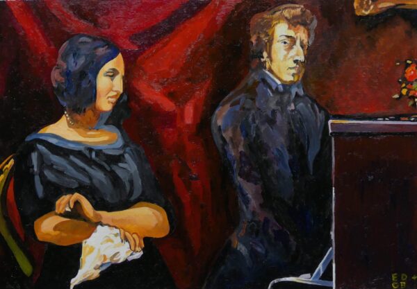 George Sand e Frédéric Chopin – Eugène Delacroix Eugène Delacroix 2024-11-21