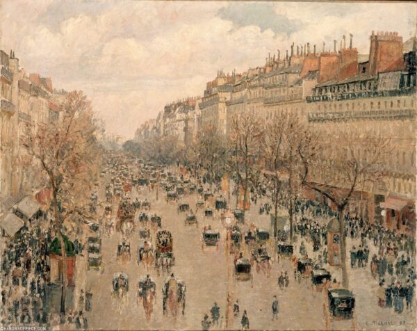 Boulevard Montmartre, soleil après-midi – Camille Pissarro Camille Pissarro 2024-11-13