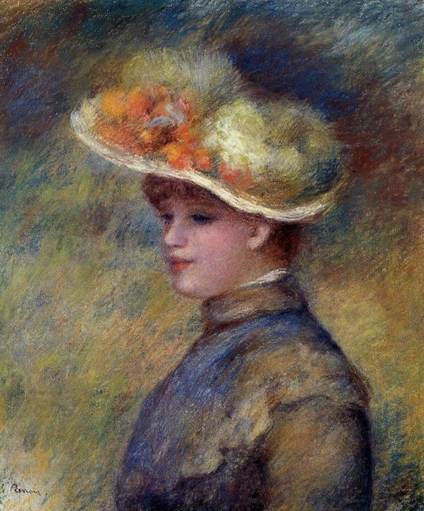 Giovane donna con un cappello – Pierre-Auguste Renoir Pierre-Auguste Renoir 2024-11-08