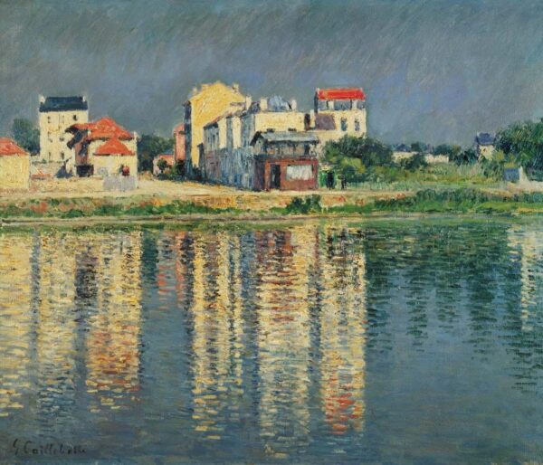 Riflessi di case nell’acqua della Senna vicino ad Argenteuil – Caillebotte Gustave Caillebotte 2025-01-30