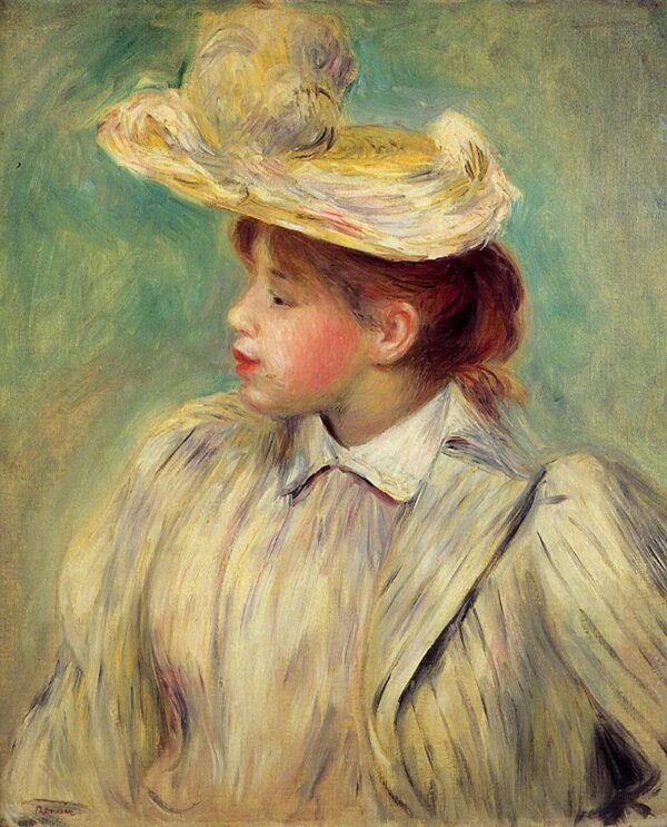 Giovane donna con un cappello di paglia – Pierre-Auguste Renoir Pierre-Auguste Renoir 2024-11-21