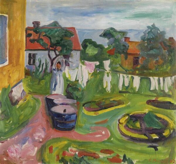 Abbigliamento su una linea a Asgardstrand – Edvard Munch Edvard Munch 2024-11-14