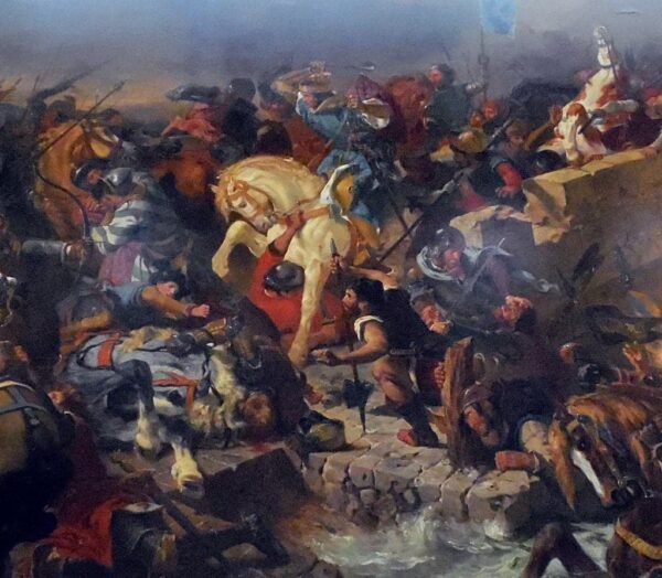 La battaglia di Taillebourg, 21 luglio 1242 – Eugène Delacroix Eugène Delacroix 2024-11-21