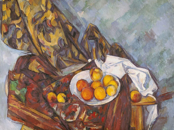 Natura morta con la tenda fiorita e il piatto di frutta – Paul Cézanne Paul Cézanne 2024-11-14