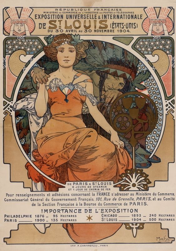 Esposizione universale di St. Louis 1904 – Alfons Mucha Alfons Mucha 2024-11-14