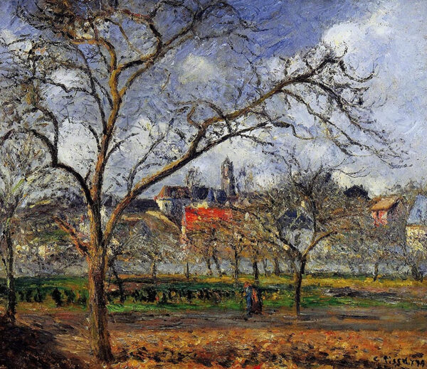 Sul frutteto di Pontoise in inverno – Camille Pissarro Camille Pissarro 2024-11-14