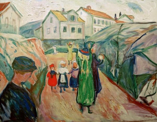 Rue du village di Kragerö – Edvard Munch Edvard Munch 2024-11-14