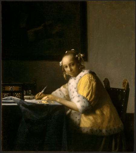 Giovane donna che scrive una lettera – Jan Vermeer Jan Vermeer 2025-01-28