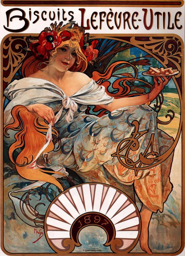 Biscotti Lefèvre-Utile – Alfons Mucha Alfons Mucha 2024-11-14