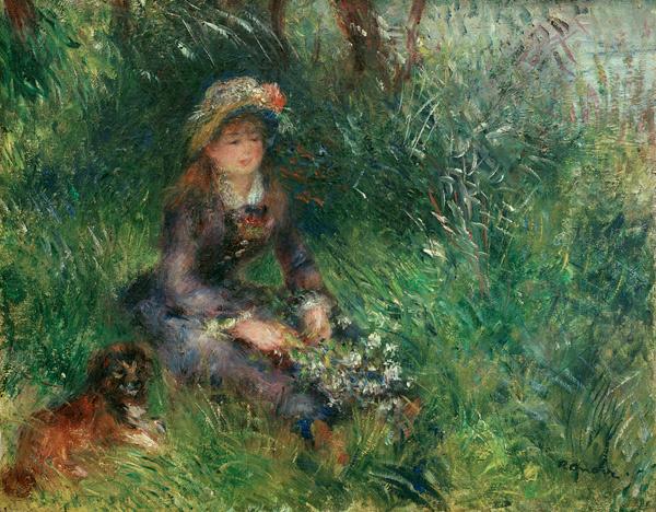 Aline Charigot con un cane – Pierre-Auguste Renoir Pierre-Auguste Renoir 2024-09-19