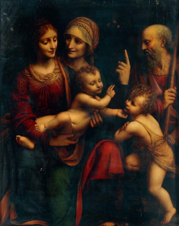 Santa Anna, la Vergine, il Bambino Gesù e San Giovanni Battista bambino – Leonardo da Vinci Leonardo da Vinci 2024-11-21